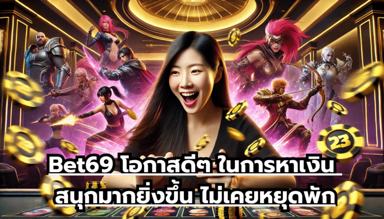 Bet69 โอกาสดีๆ ในการหาเงิน สนุกมากยิ่งขึ้น ไม่เคยหยุดพัก