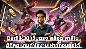 Betflik38 เว็บตรง สล็อต คาสิโน ดีที่สุด เกมกำไรงาม ฝากถอนออโต้ โบนัสฟรี ไม่อั้นทุกวัน